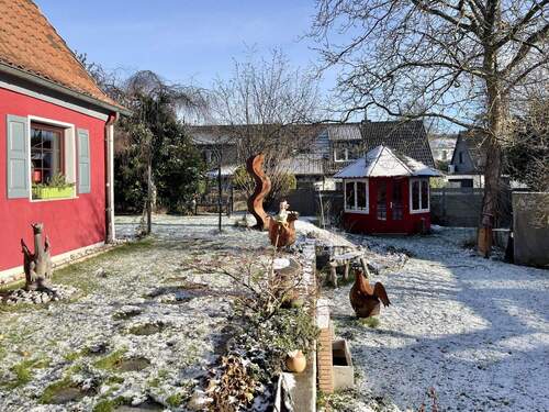 Garten im Winter - 
