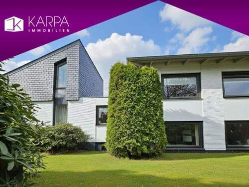 Architektenhaus Einfamilienhaus Norderstedt bei Ha - Architektenhaus mit Büro in ruhiger Feldlage von Norderstedt