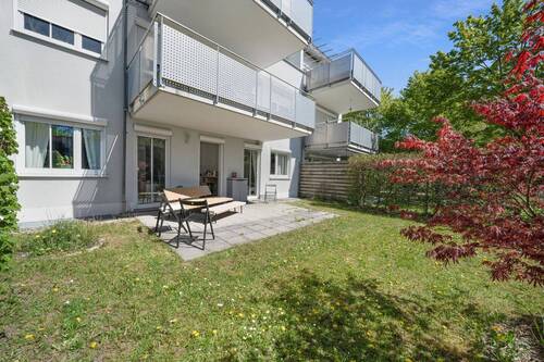 Gartenansicht - Wohnung mit Garten in Unterschleissheim
