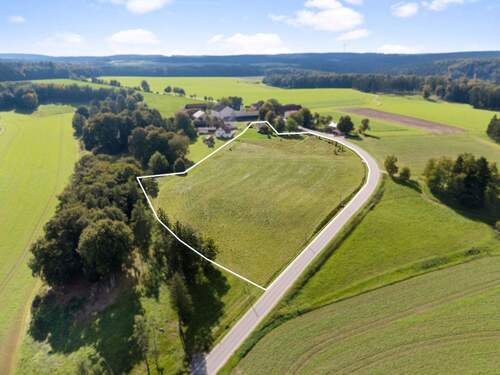 Luftaufnahme Nord - Grundstück in Riedenburg / Laubhof