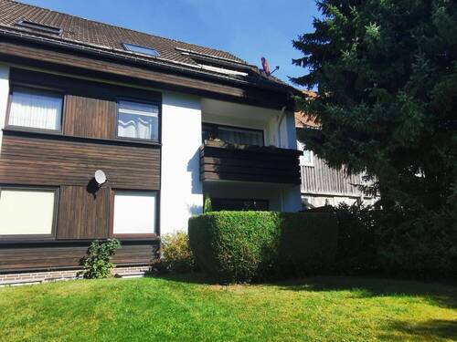 Ansicht vom Garten aus - 2 Zimmer Etagenwohnung zum Kaufen in Holzminden / Silberborn