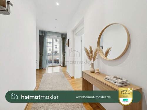 Flur eingerichtet - Etagenwohnung mit 67,20 m&sup2; in Leipzig zum Kaufen