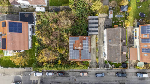 Vogelperspektive - MGF Group - Baugrundstück nach §34 in sehr guter Lage Augsburg - Hochzoll!