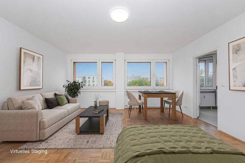 Wohnen / Schlafen - Wohnbeispiel - 1 Zimmer Etagenwohnung zum Kaufen in München