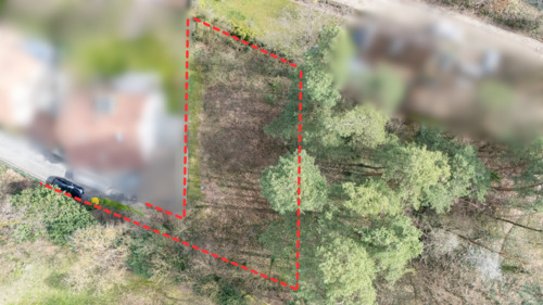 Vogelperspektive - Rückersdorf! Schönes, gut geschnittenes Grundstück zur Bebauung!