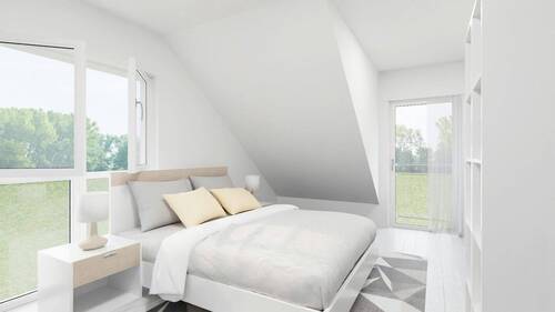 Visualisierung Schlafen - 6 Zimmer Etagenwohnung zum Kaufen in Rottenburg