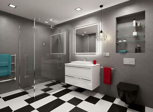 Bad - Beispiel - 3 Zimmer Etagenwohnung in Sigmaringen