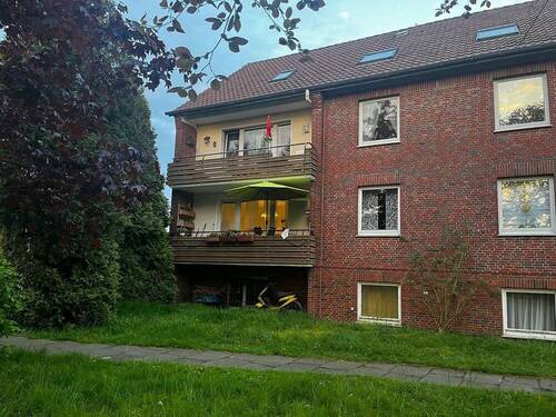 Rückansicht - 1 Zimmer Mehrfamilienhaus, Wohnhaus in Nordenham