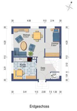 (Darstellung und Maßangaben sind ohne Gewähr) - 