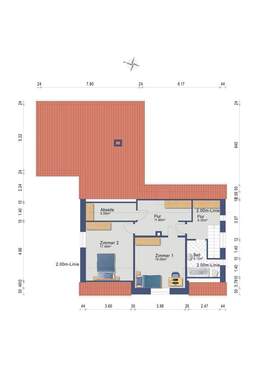 Dachgeschoss (Darstellung und Maßangaben sind ohne Gewähr) - 