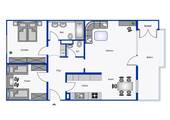 Grundriss 1. Obergeschoss - 