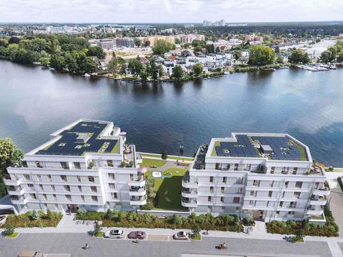 Außenvisualisierung_Luftbild- - Attraktive 3 Zimmer-Wohnung mit ca. 96m² samt Badewanne, Dusche , Gäste-WC und Balkon