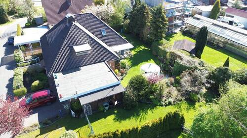 Gartenansicht (Drohne) - 6 Zimmer Einfamilienhaus zum Kaufen in Himmelpforten