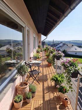 Balkon - 3 Zimmer Etagenwohnung in Oberwesel
