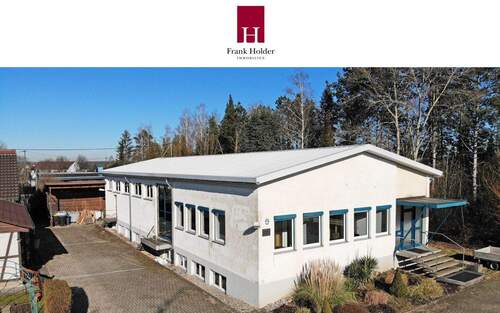 Hausansicht - Vielseitige nutzbare Gewerbeimmobilie mit Lagermöglichkeit