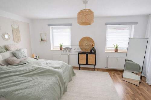 gemütliches Schlafzimmer - 2 Zimmer Etagenwohnung in Bremen