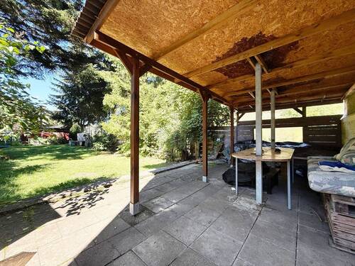 überdachte Terrasse - 3 Zimmer Etagenwohnung zum Kaufen in Immendingen