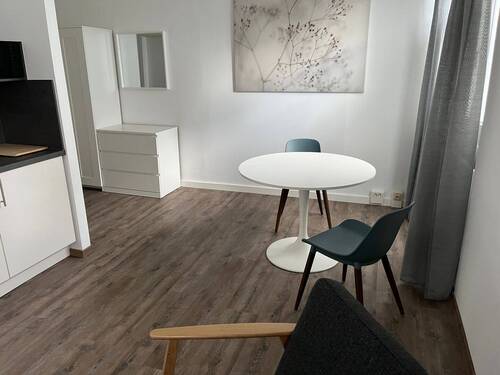 Neu und sehr geschmackvoll möbliert - Business-Wohnen - Neu und sehr geschmackvoll möbliertes 1 Zimmer-Appartement im EG, Außenstellplatz oder TG-Stellplatz optional
