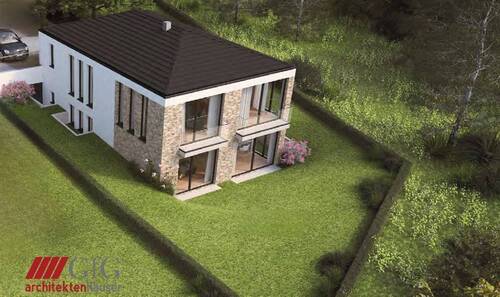 Toskana Haus Doppelhaushälfte Visualisierungsbeisp - 6 Zimmer Doppelhaushälfte in Hamburg