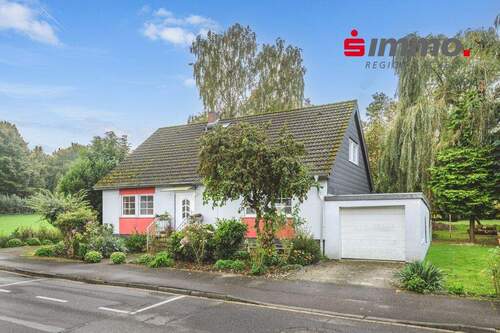 Titelbild - Euchen! Freistehendes Einfamilienhaus mit Bungalowcharakter und parkähnlichem Grundstück