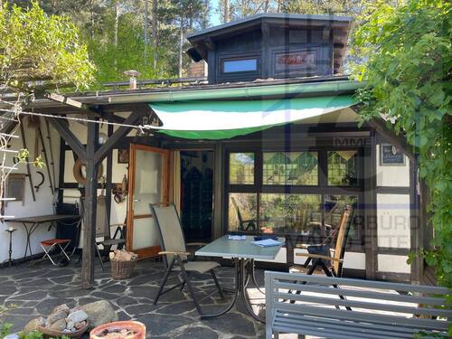 Terrasse - 3 Zimmer Bungalow in Märkische Heide