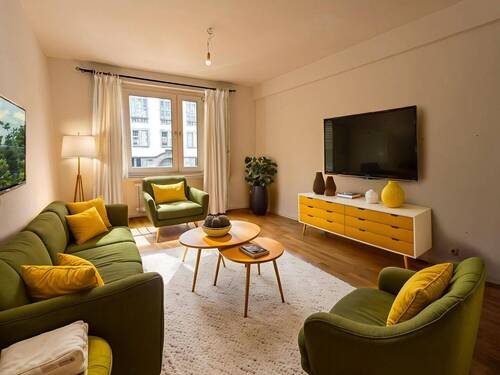 Wohnbereich - Wohnbeispiel - 4 Zimmer Etagenwohnung zum Kaufen in Köln