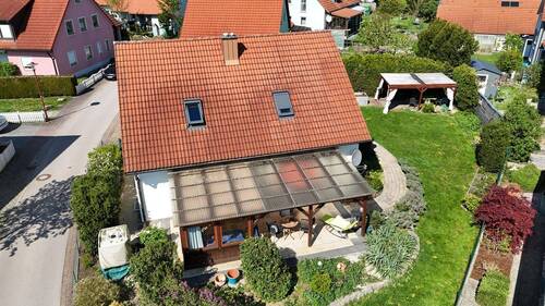 Außenperspektive - Einfamilienhaus mit 167,00 m² in Herrieden zum Kaufen