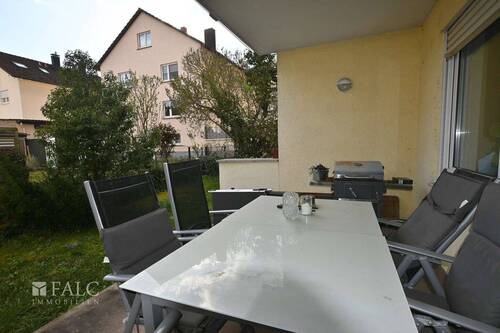 Terrasse - Etagenwohnung mit 60,00 m&sup2; in Obernburg am Main zum Kaufen