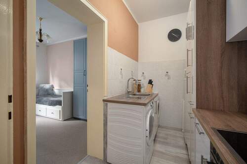 Küche mit effizientem Schnitt - 