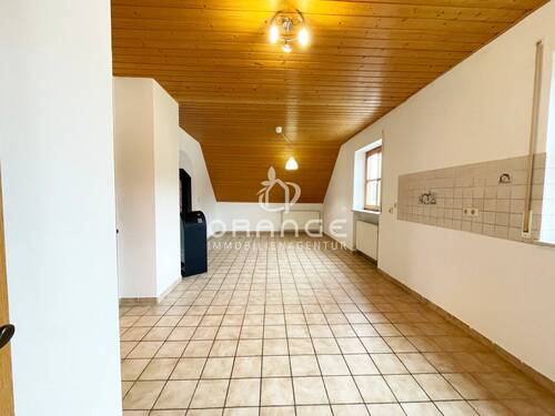 Die Küche und das Esszimmer, offen gestaltet - 