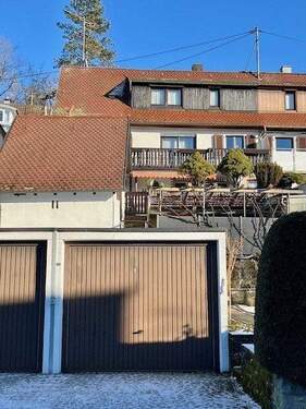 Ansicht - Doppelhaushälfte mit Einliegerwohnung und Doppelgarage