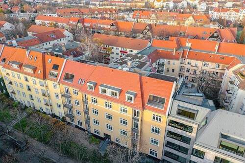 Drohne Straßenansicht - 