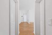 Flurblick zur Eingangstür - 4 Zimmer Etagenwohnung in Hamburg