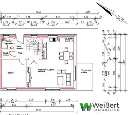 EG rechts - 4 Zimmer Doppelhaushälfte zum Kaufen in Itzehoe