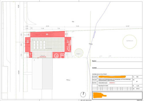 AbstandsflÃ¤chen Variante 2 - Grundstück in Nürnberg