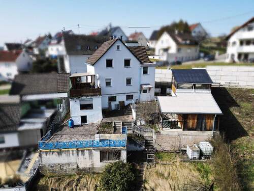 Hausansicht - Drohne - 6 Zimmer Einfamilienhaus in Rottweil