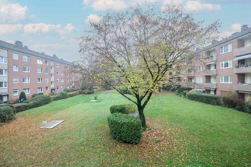 Ausblick von der Loggia - 2 Zimmer Einfamilienhaus in Düsseldorf