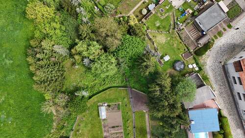 Luftbild - Grundstück in Stößen