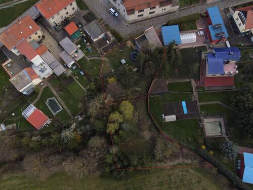 Luftbild Grundstück - Grundstück in Stößen zum Kaufen