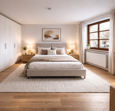 Modellbild Schlafzimmer - Etagenwohnung mit 54,10 m&sup2; in Regensburg zur Miete