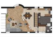 Grundriss Erdgeschoss (Treppe fehlt) - 