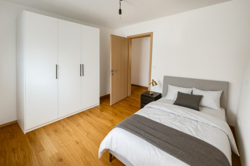Schlafzimmer - beispielhafte Einrichtung - 2 Zimmer Etagenwohnung zum Kaufen in Marktoberdorf