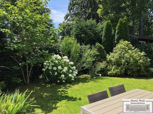 Süd-West-Terrasse mit Garten - 