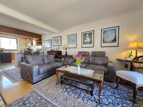 Wohnzimmer mit offener Küche - 