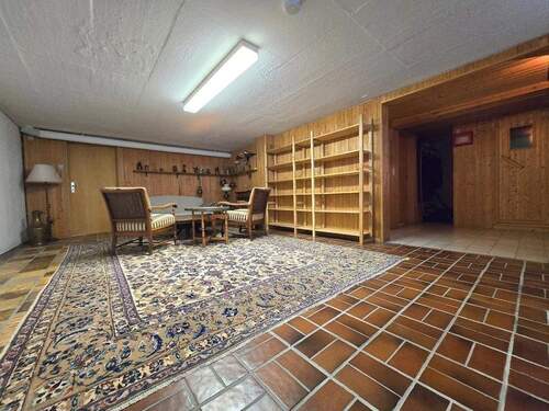 Hobbyraum im Kellergeschoss Ansicht 2, Sauna - 