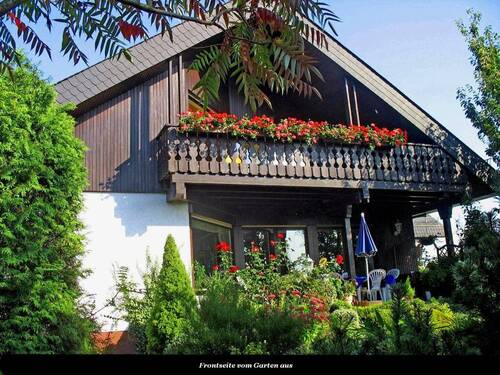 Gartenansicht - Provisionsfrei - Gepflegte DHH mit Fernblick in 63674 Altenstadt-Rodenbach