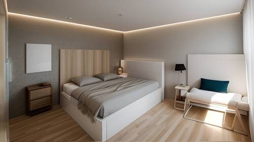 Schlafzimmer Homestaging - 