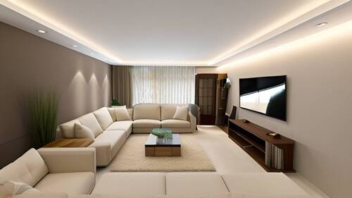 Wohnzimmer Homestaging - Etagenwohnung mit 101,00 m&sup2; in Hückelhoven zum Kaufen