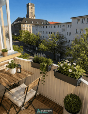 Einrichtungsbeispiel Balkon - Etagenwohnung mit 140,00 m&sup2; in Berlin zum Kaufen