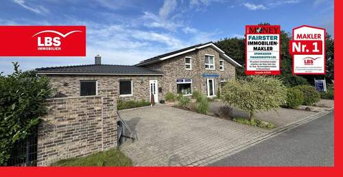 Ansicht von vorne links - Einmalige Chance auf ein neuwertiges Gewerbeanwesen in Wettrup